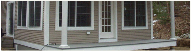 Our Upper Valley Remodeling & Building Services: Roofing Vinyl Siding Home Remodeling Kitchen Remodeling Decks, Porches and Patios Electrical Plumbing Heating & Cooling Remodeling contractor Kitchen Remodeling Bathroom Remodeling Basement Remodeling Painting Wallpapering All Types of Flooring Dry Wall Hanging & Repair Masonry Finish Carpentry Roofing Siding Windows & Doors Hanover New Hampshire